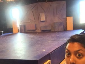Sneak peek of our set!! I'm #terribleatselfies
